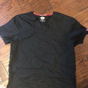 Black scrub top